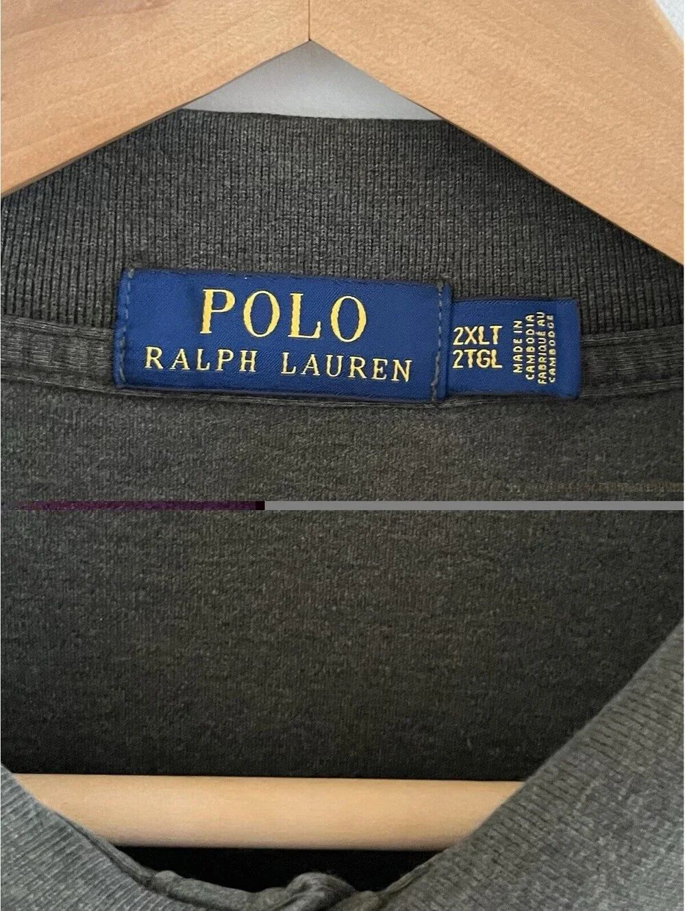 Polo Ralph Lauren Soft Cotton Long Sleeve Polo Men's Shirt Size XXL Tall